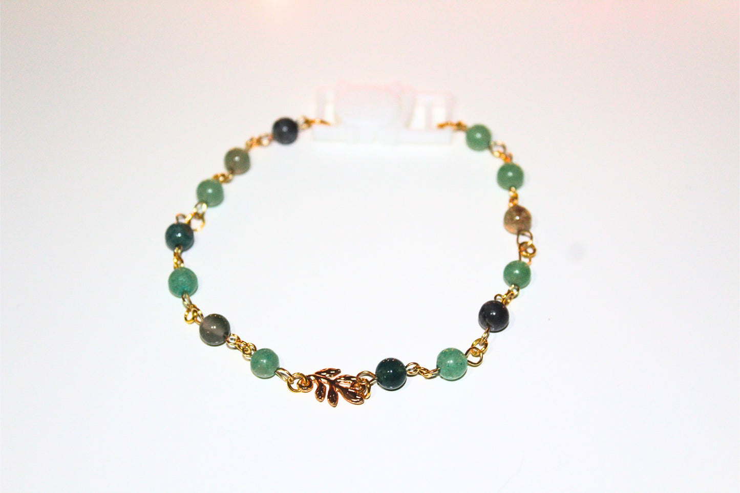 Green Forest Crystal Collar