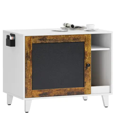 Vintage Hidden Litter Box Cabinet