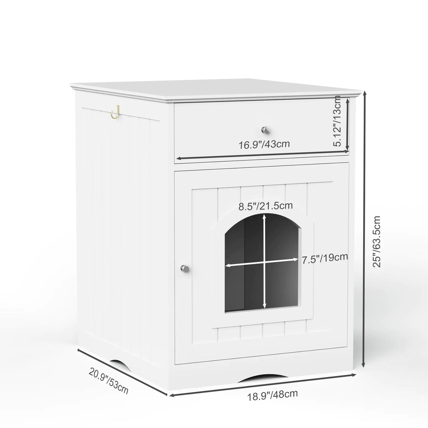 Hidden Litter Box Drawer Set