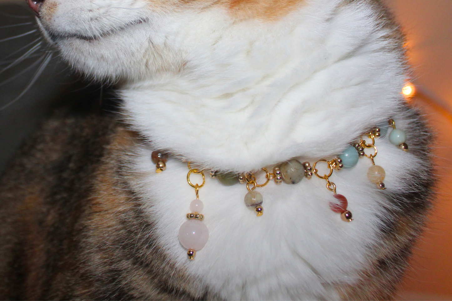 Amazonite Crystal Breakaway Collar