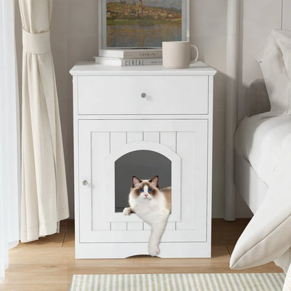 Hidden Litter Box Drawer Set