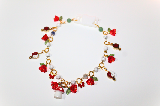 Red Crystal Garden Collar